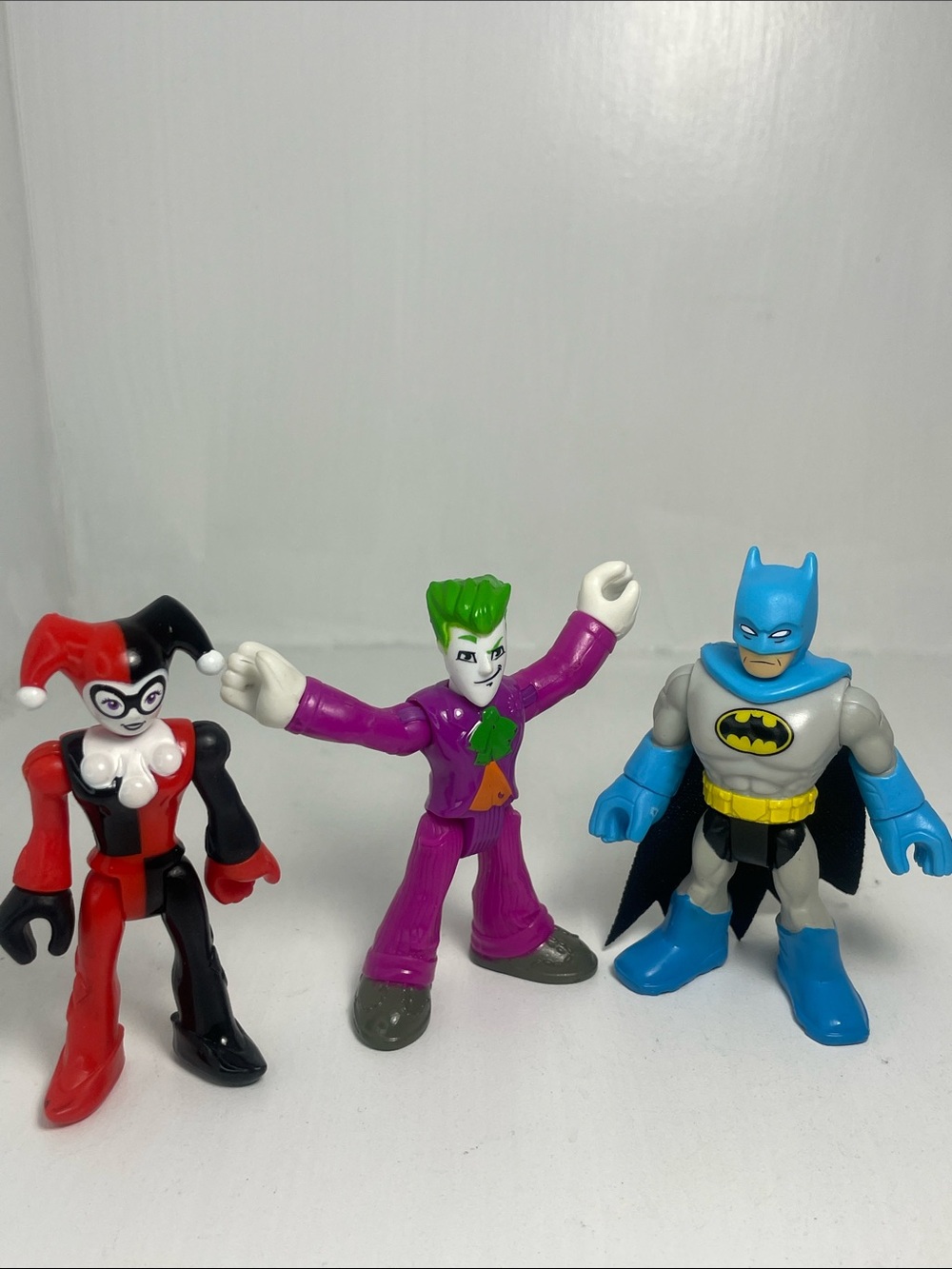 Fisher Price Imaginext DC Super Friends Joker Harley Quinn Batman Figure Lot